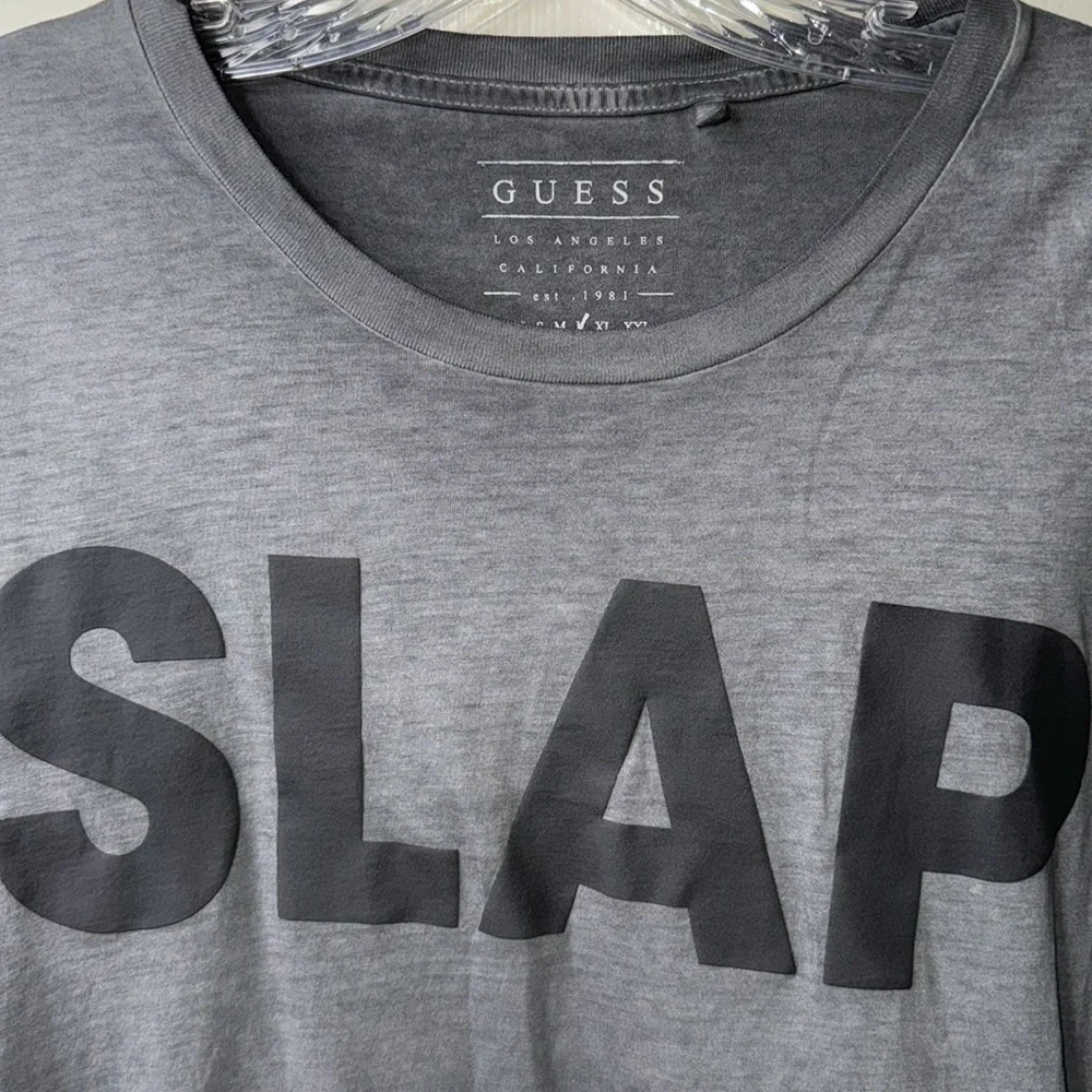 NWOT-Guess Gray Tee - Picture 3 of 3